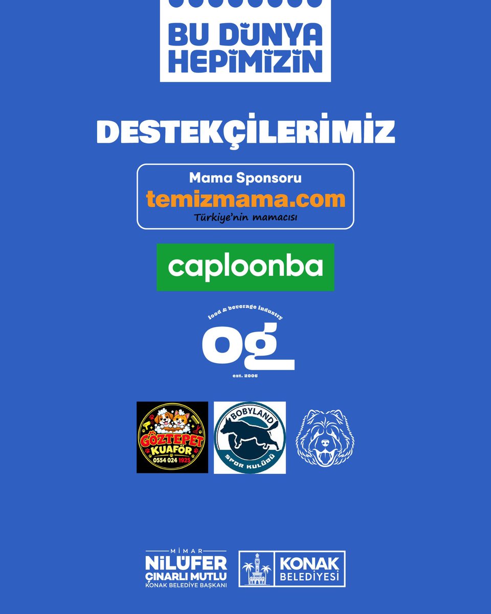KonakBel's tweet photo. Patilerin Festivali'ne davetlisiniz! 🐾

Bu sene 7'ncisini gerçekleştireceğimiz Patilerin Festivali'nde hep birlikte keyifli bir gün geçirmeye hazır mısınız? 

Gösterilerin, konserlerin, DJ performansının, çocuk oyun atölyelerinin ve eğlenceli yarışmaların yer aldığı dolu dolu bir programla geçecek olan aynı zamanda patili dostlarımızı yeni yuvalarına kavuşturacağımız bu anlamlı buluşmaya tüm İzmirlileri bekliyoruz. ✨  

🗓️ 03 Ekim Cumartesi
🕐 11.00 - 21.00
📍Dominik Caddesi (Gazi Ortaokulu Yanı)