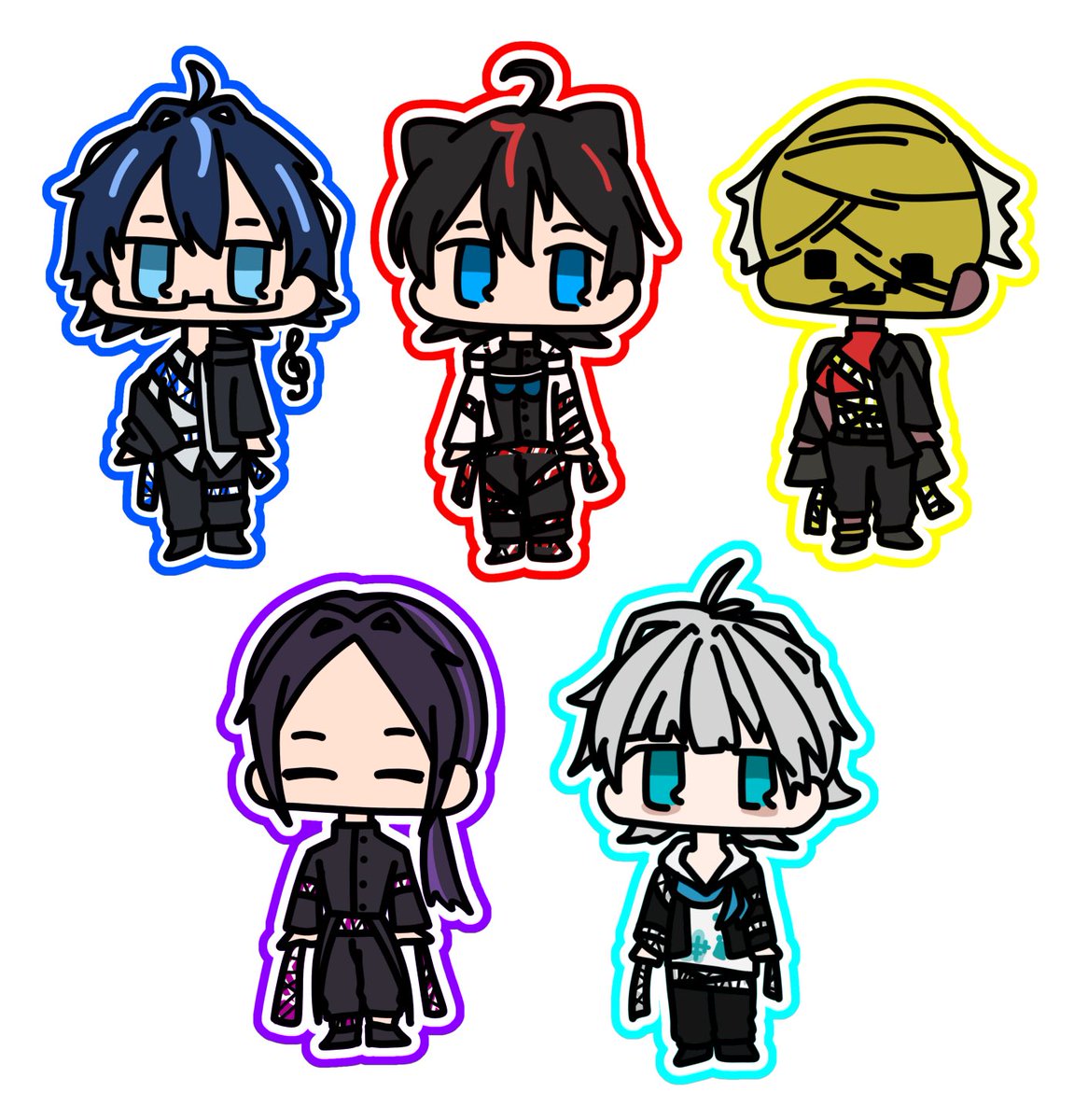 kotti_meme's tweet photo. #メメリ絵 
みんなの集合絵！！うたそろ服着崩してるの好きすぎる🫶まじかわよく描けた✨ https://t.co/3nirZmUUnL
