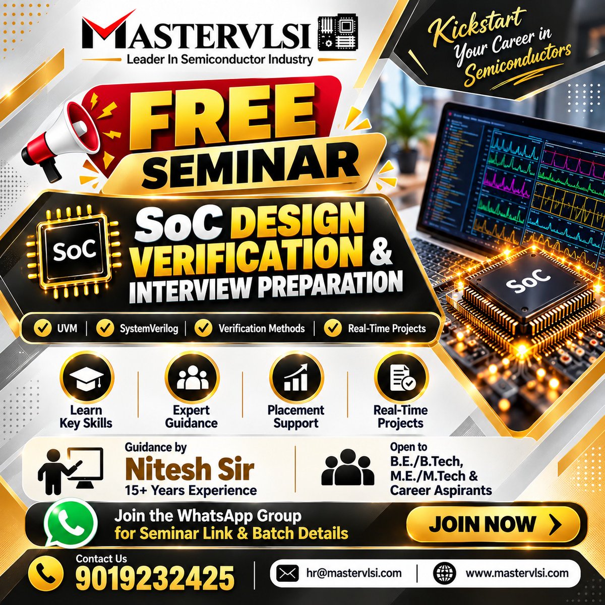 MasterVlsi's tweet photo. 💬 WhatsApp Community
https://t.co/fsh6HowOUx\

CONTACT: 📞 9019232425

MasterVLSI offers a Pay After Placement option for eligible students.

#VLSI #DesignVerification #PayAfterPlacement #VLSIJobs #Semiconductor #Mastervlsi #MASTERVLSI #mastervlsi https://t.co/kY2mph8Uqw