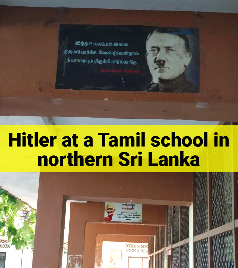 SriLankanEye's tweet photo. @jo_32_uk @Ishj4444 🇱🇰 Tamil Hindu supremacist ideology, rooted in fascism and racism, fuelled the ethnic cleansing of non-Tamils and continues to inspire attacks on Muslim and Buddhist places of worship.
#SLnews #Colombo #Sinhala #Muslim #Tamil #Nazi https://t.co/eX8HaOEWqC