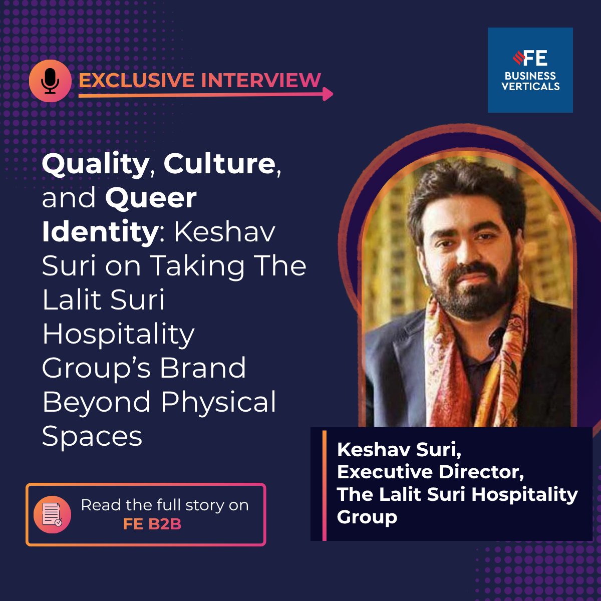 fe_b2b's tweet photo. For Keshav Suri, Executive Director, The Lalit Suri Hospitality Group, Kitty Su Beauty is about taking 15 years of cultural identity and turning it into a serious consumer brand, not simply extending the Kitty Su name to a new category.

🔗- https://t.co/U7MbwgKNHs https://t.co/AaRyPlC9i4