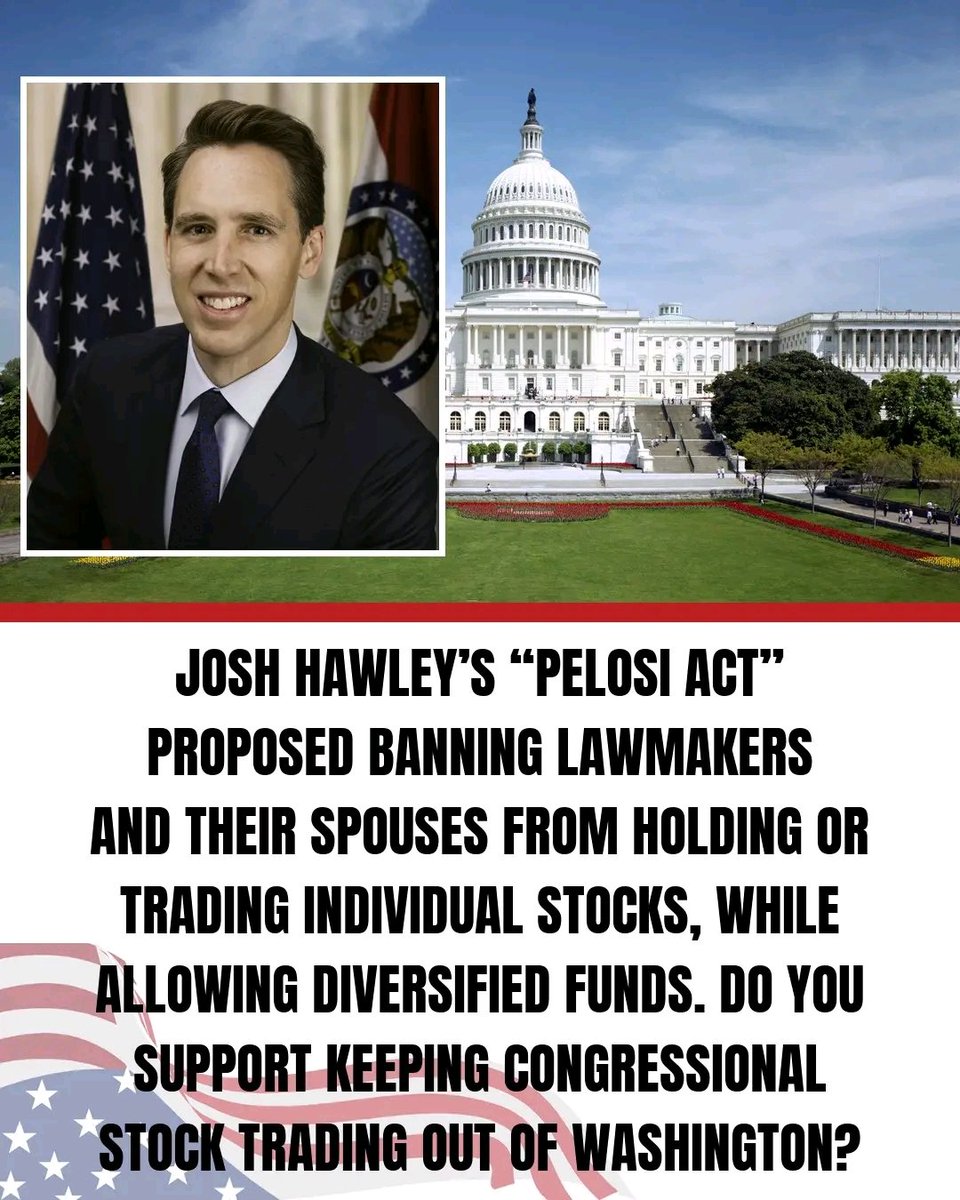 TheSCIFn8rv's tweet photo. Josh Hawley named it the Pelosi Act for a reason Members and spouses should not be picking individual stocks while they write the rules those companies live under
Diversified fund is a retirement account A single-name trade off a hearing schedule is a side hustle with a security. https://t.co/qy9IKUAZpM