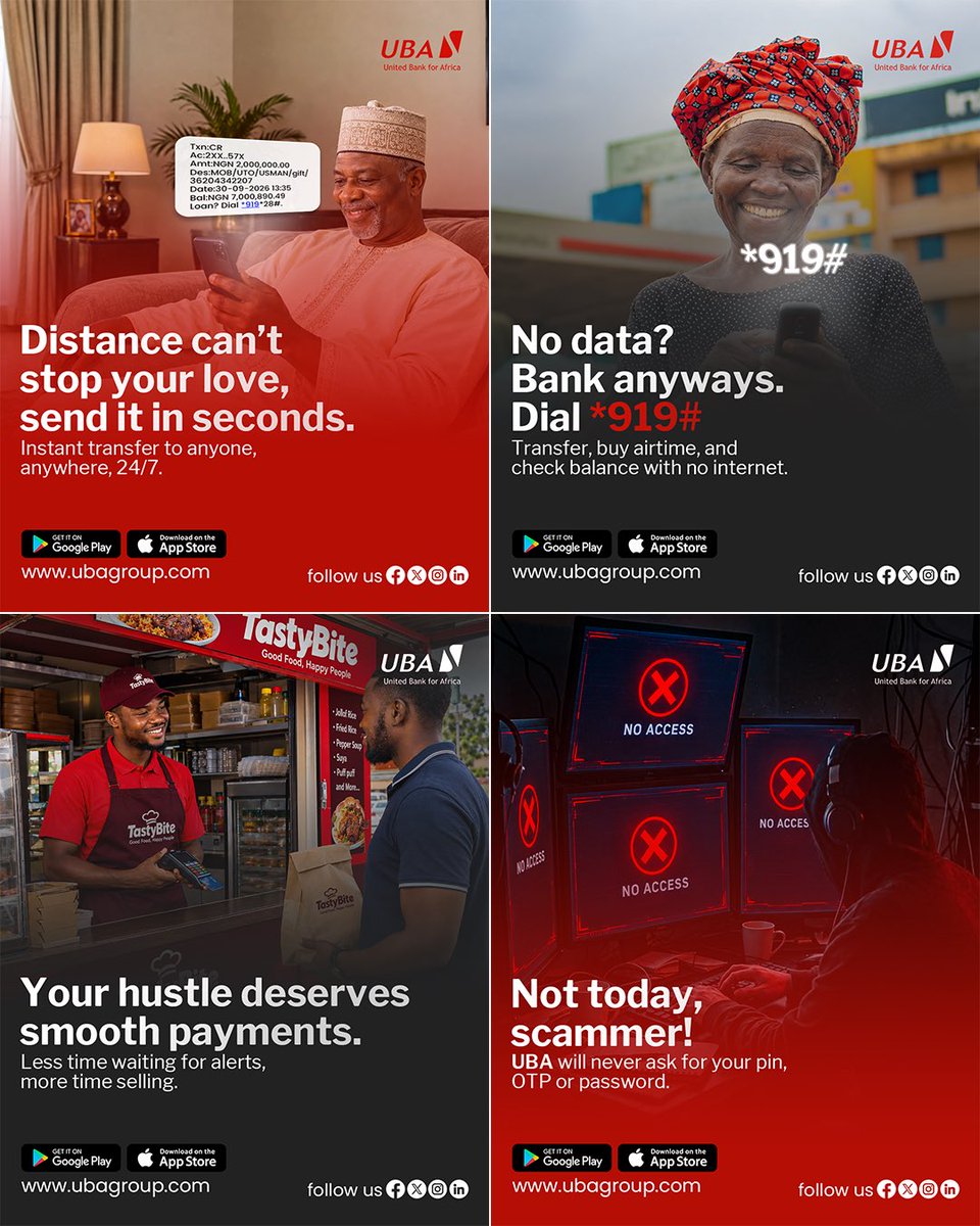 Tobidyzn's tweet photo. I will keep designing and posting for brands till I get a paying job on this app

Social media design for UBA
You like? https://t.co/u07vXwfzp2