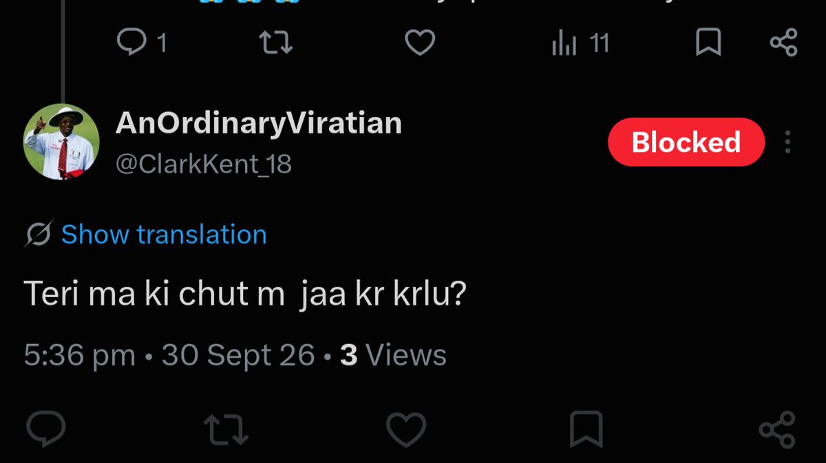 MusicAndHills's tweet photo. Common Virat Fan 🤡🤡🤡 https://t.co/Mej0DkgLkS