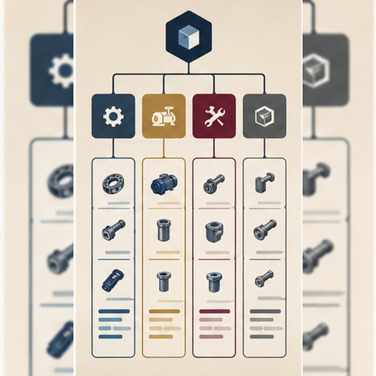 PiLogian's tweet photo. Industrial materials, components, equipment and services require structure. Consistent taxonomy and classification make complex information easier to organize, search, analyze and govern. #MasterData #DataGovernance https://t.co/x6NyBYBfAH