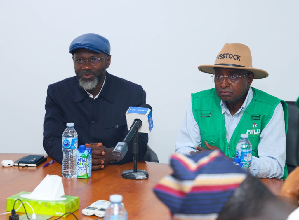 Origintechng's tweet photo. The Honourable Minister of Livestock Development, Alhaji Idi Mukhtar Maiha, visited Origin Tech Group to gain firsthand insight into our operations and the work we are doing to add value to Nigeria’s livestock value chain.

#origintechgroup 
#theleadingfoodsystemscompany 
#agriculture 
#foodsecurity 
#livestockdevelopment