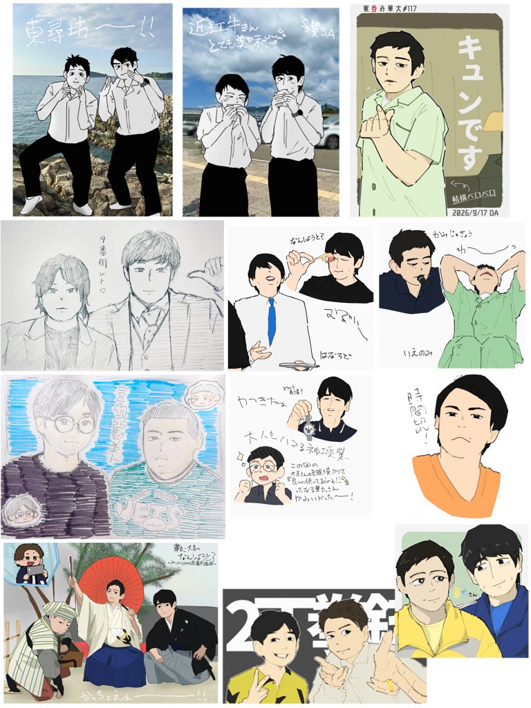 negi0_koiso's tweet photo. 落書きまで入れてたらキリないから
割かし真面目寄りな絵だけね
 #今月描いた絵を晒そうㅤ https://t.co/YO5Ffvunxg