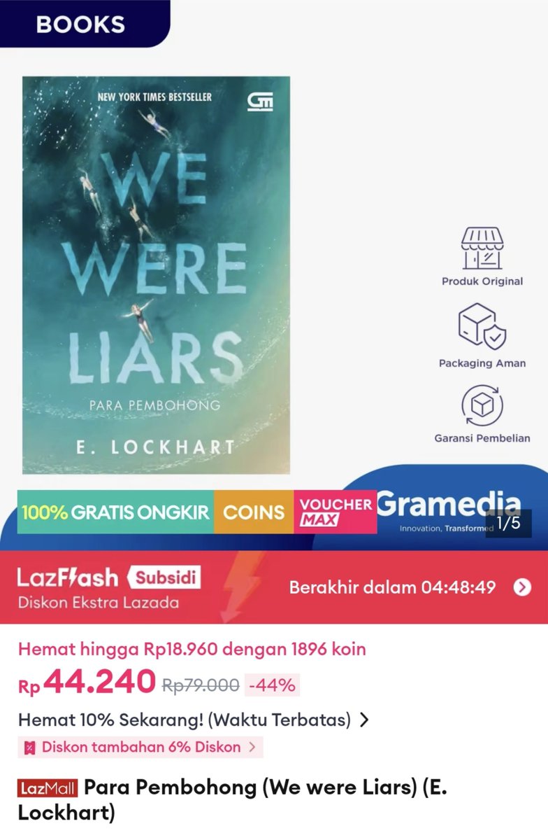 cheesepoundcake's tweet photo. Wts new original novel | jasa co lazada

Sistem ganti alamat

+ fee= 5k

🏷 harga terhitung pengiriman ke kota semarang, harga bisa berubah tergantung waktu co

@ after dm/lgsg wa aja

- Entrok
- Orang-orang Hilang di Kyushu
- Pasien
- We Were Liars 

#zonauang #booktwt https://t.co/EGIus3EnkD