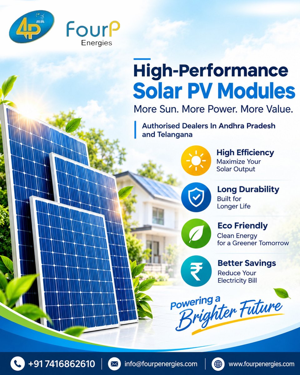 fourpenergies's tweet photo. 𝐒𝐨𝐥𝐚𝐫 𝐏𝐕 𝐌𝐨𝐝𝐮𝐥𝐞𝐬 𝐟𝐫𝐨𝐦 𝐅𝐨𝐮𝐫𝐏 𝐄𝐧𝐞𝐫𝐠𝐢𝐞𝐬

+91 74168 62610
https://t.co/FgHJDziupJ

#SolarPV #SolarPanels #SolarEnergy #SolarPower #SolarSolutions #RenewableEnergy #CleanEnergy #GreenEnergy #SolarIndia #SolarInstallation #SolarModules #RooftopSolar https://t.co/Y1GiEUGoiU
