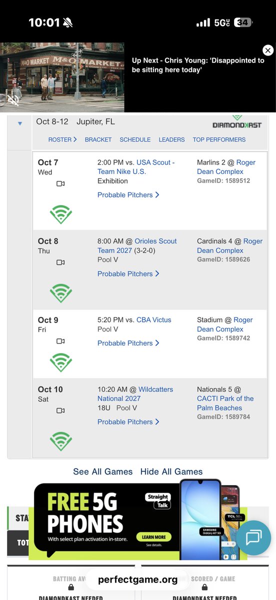 Jordanthony415's tweet photo. My schedule for Jupiter. I’ll be competing with Ostingers https://t.co/3OT0JXwy21