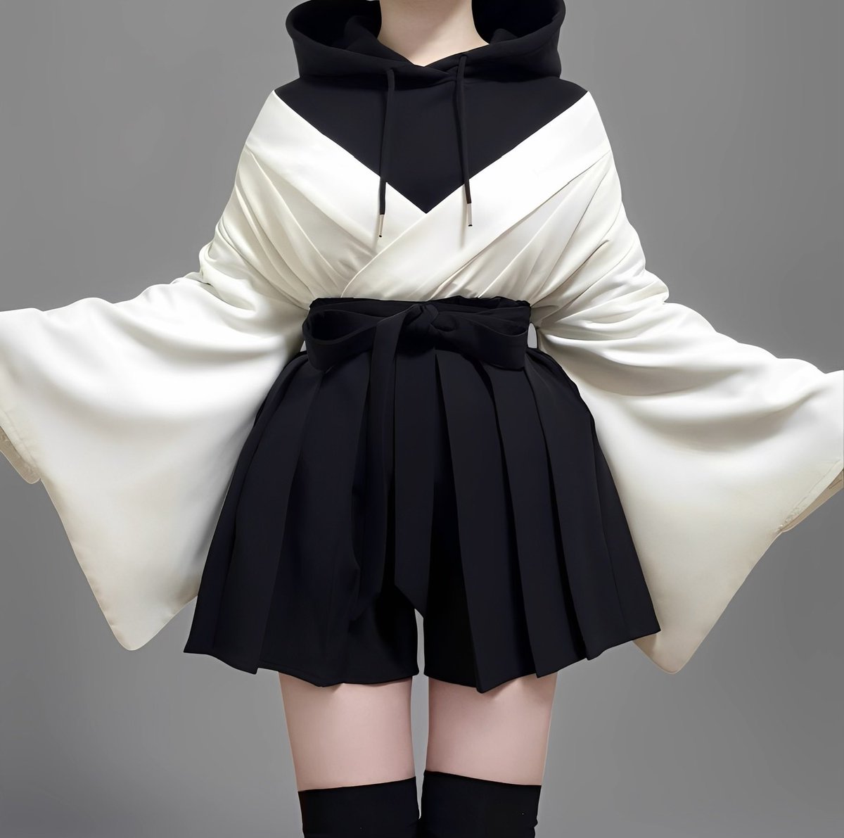 misamaru_kimono's tweet photo. 袴ショートパンツで和洋折衷コーデ。
半着物にパーカーとカットスリーブシャツを合わせた現代的スタイルが大好き！ https://t.co/Dpv36TdwLx
