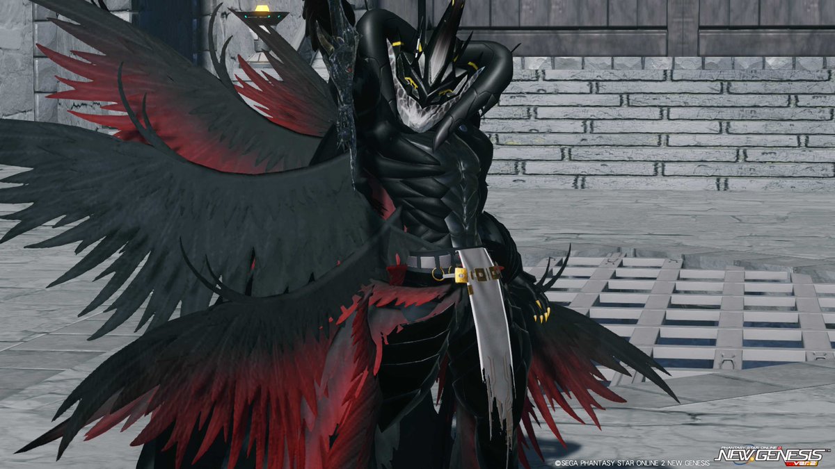 DanteESparda64's tweet photo. My inspired Majin &amp; Devil Trigger of DMC2. #PSO2 #PSO2NGS_SS #PSO2_NGS_SS #PSO2NGS__SS #再現キャラの隣に元ネタ #PSO2NGSGLOBAL https://t.co/GNaimXW6kR