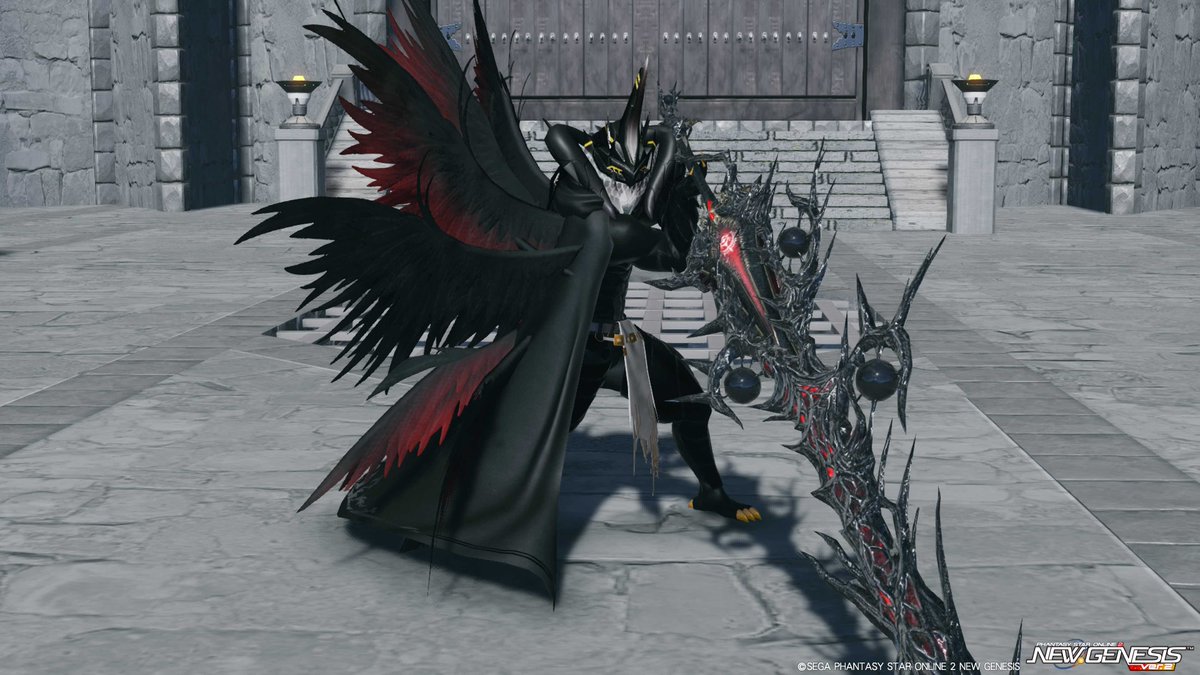 DanteESparda64's tweet photo. My inspired Majin &amp; Devil Trigger of DMC2. #PSO2 #PSO2NGS_SS #PSO2_NGS_SS #PSO2NGS__SS #再現キャラの隣に元ネタ #PSO2NGSGLOBAL https://t.co/GNaimXW6kR