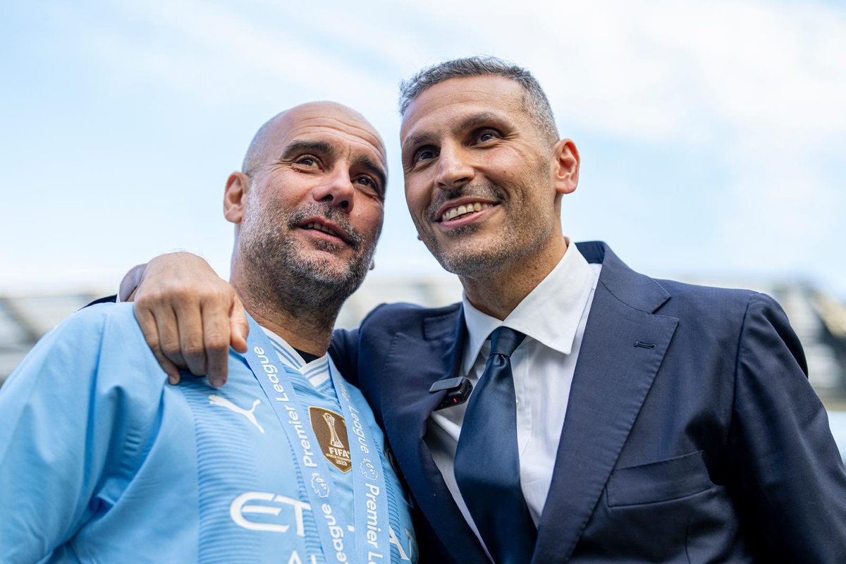 PepTeam's tweet photo. I want every single @ManCity fan to know I am here; more than ever. I am, always have been, always will, be behind my club, my owner, my chairman, Ferran, the players, staff, Enzo and you, our unique supporters.
Let me be clear: we will get through this together.
I love you all 🩵