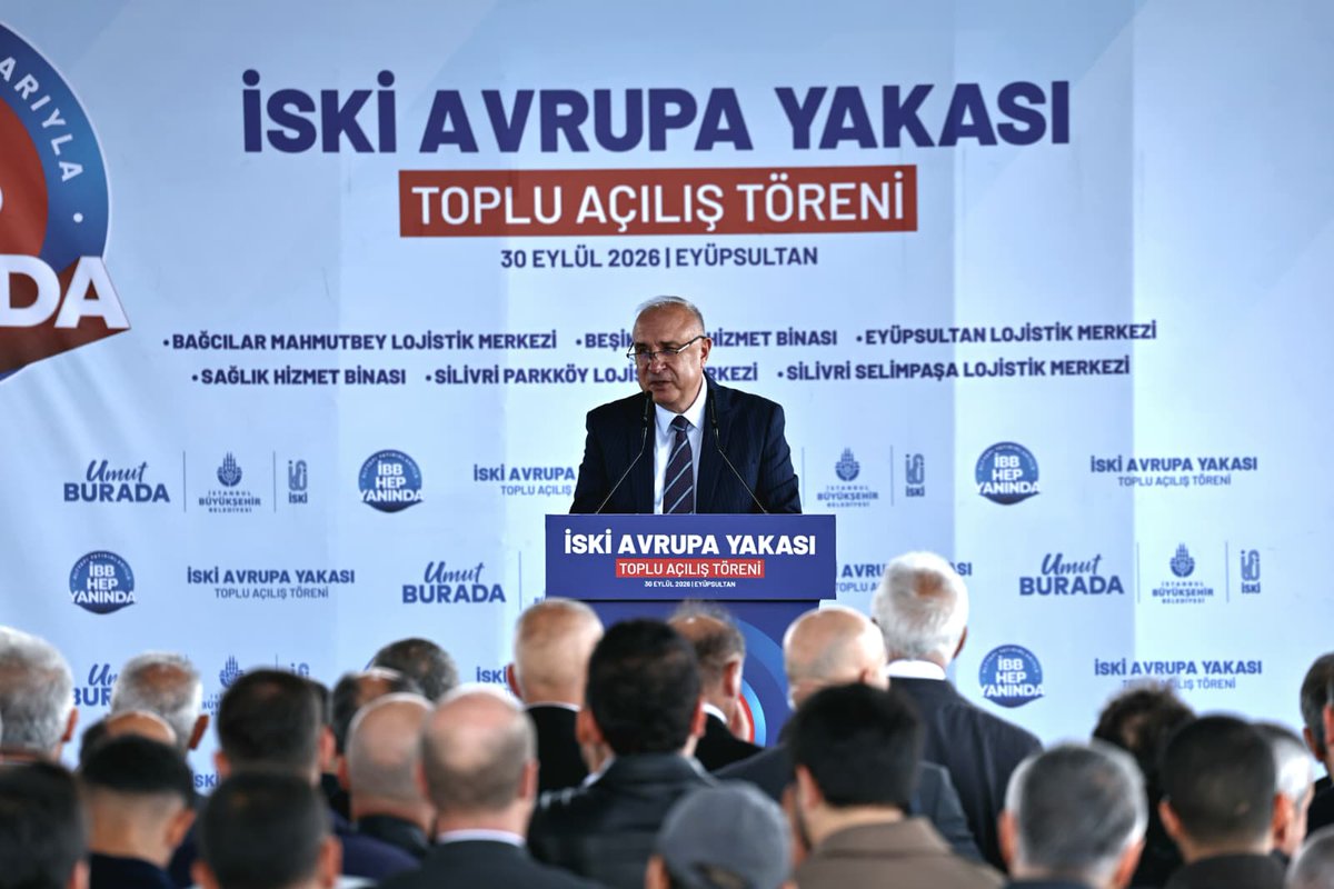 iskignmudurlugu's tweet photo. 🌿 İBB Başkan Vekilimiz Sayın Nuri Aslan'ın katılımıyla İSKİ Avrupa Yakası Toplu Açılış Töreni'ni gerçekleştirdik.

🏗️ İstanbul’un afetlere karşı direncini ve hizmet kapasitemizi artıran 6 yeni tesisimizi kentimize kazandırdık.

🚧 Bağcılar Mahmutbey, Eyüpsultan, Silivri Parkköy ve Selimpaşa’daki lojistik merkezlerimizle; afet ve acil durumlarda ihtiyaç duyulan ekipman ve malzemelerin hızla sahaya ulaştırılmasını sağlayacak operasyonel gücümüzü artırdık.

🏢 Beşiktaş Ek Hizmet Binamızla olası deprem riskine karşı hizmet sürekliliğimizi güvence altına aldık.

🩺Sağlık Hizmet Binamızla gece gündüz İstanbul için emek veren çalışma arkadaşlarımızın sağlık hizmetlerine erişimini daha çağdaş koşullara taşıdık.

✨Toplam 500 milyon TL güncel yatırım bedeline sahip tesislerimiz İstanbul’umuza hayırlı olsun.