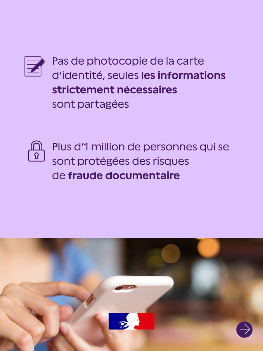 france_identite's tweet photo. 5 millions d'utilisateurs, c'est aussi plus d'1 million de justificatifs d'identité à usage unique générés via France Identité. 📄

🪪Plus besoin de photocopier sa carte d'identité.

👉 https://t.co/Z23VL8x1gH

#IdentitéNumérique #ProtectionDesDonnées #ServicePublic https://t.co/DE6NDYlzXe