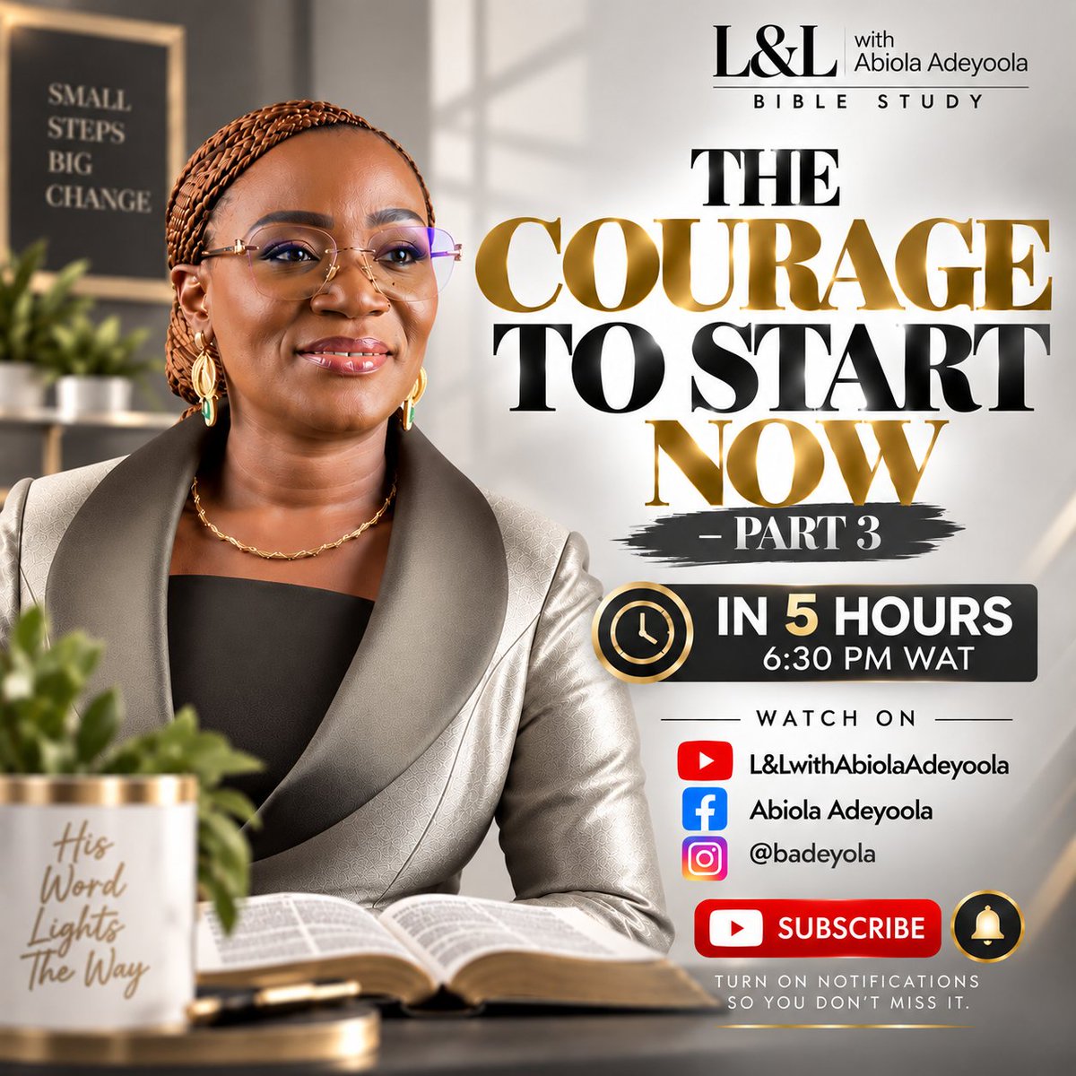 badeyoola's tweet photo. It's Bible Study Again Today💃🏽 
Don't Miss out on what God has for you today!

JOIN exactly at 6: 30 PM 
👇🏻
https://t.co/VEBnVBOtSu
#allsmiles #biblestudy #inspiration https://t.co/KQ2D83SgSN