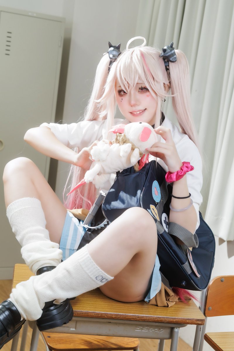 4nm_chan10's tweet photo. cosplay 
｜勝利の女神:NIKKE 
ジャッカル/クラスの問題児

⟡.· ⎯⎯⎯⎯⎯⎯⎯⎯⎯⎯⎯⎯ ⟡.·

p：@TakeC_Ose 
#NIKKE学園0830 
#NIKKEcosplay #NIKKE https://t.co/MrypzJqamt
