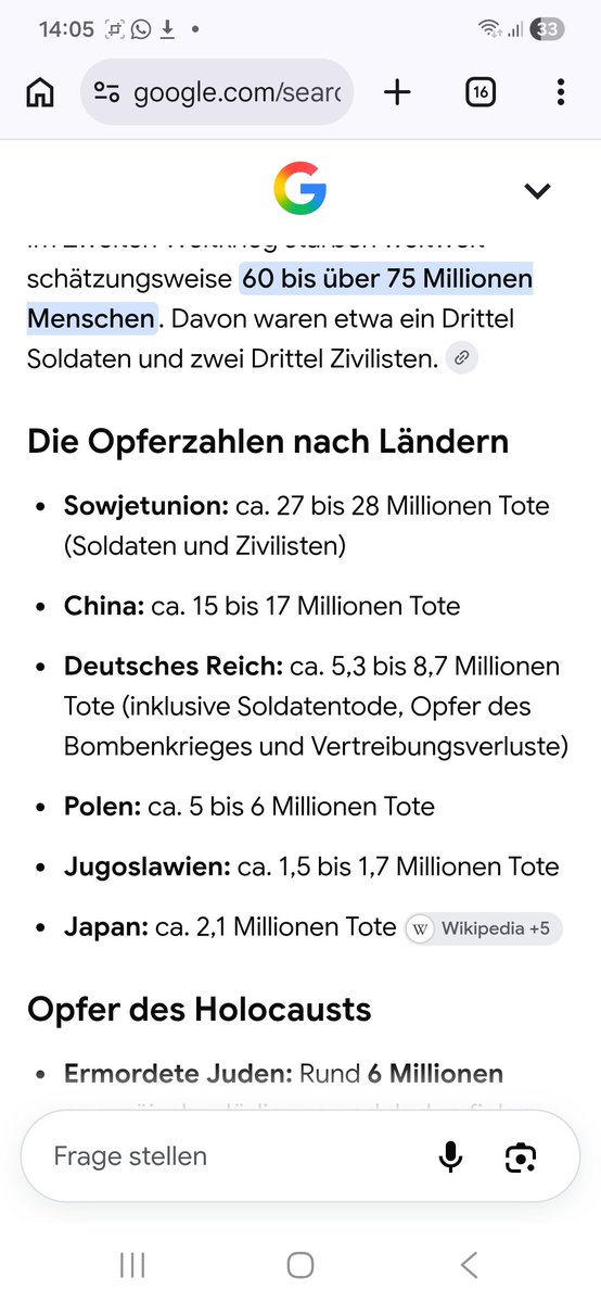 Maria0ooioo0's tweet photo. @joeycoolDeluxe @GrueneMission Ich habe den Sinn verstanden. Es gab auch 8.7M Deutsche ,28M Russische,17M Chinesische Opfer.usw..Wo sind deren Stolpersteine? Bekommen die deutschen "Auto in Menschenmenge &amp; Messer-Opfer" der letzten Jahre auch solche Steine?Frag für nen Freund😉 https://t.co/LRTLtpMq0s