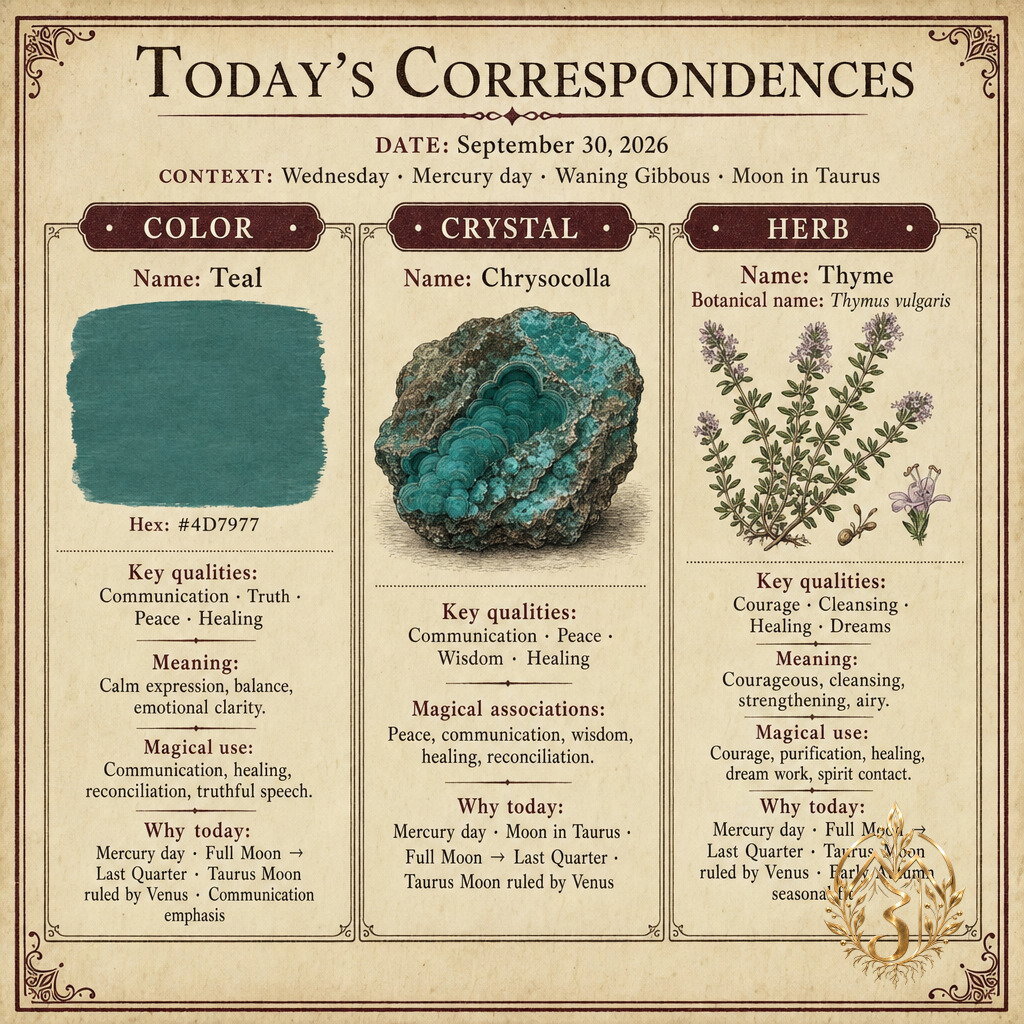 hellomizjeannie's tweet photo. Sep 30, 2026 https://t.co/tyrcB6UPR4
Good for: Communication · Study
Plan around: Clear first; do not force expansion.
Best window: 1:55–2:54 PM · Mercury
#WitchTwt #MercuryDay #WaningGibbous #TaurusMoon https://t.co/3OaFj1LmSE