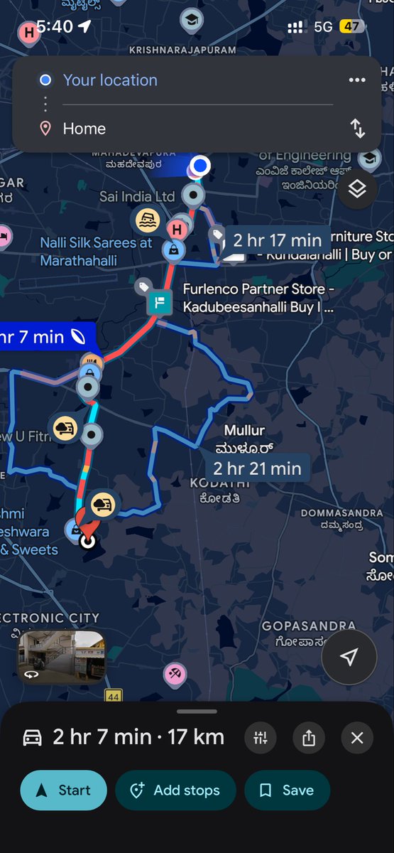 BBhagyed's tweet photo. New Crimson metro Red line just dropped 😭

#orr #bangaloretraffic https://t.co/rIDDhD0UYA