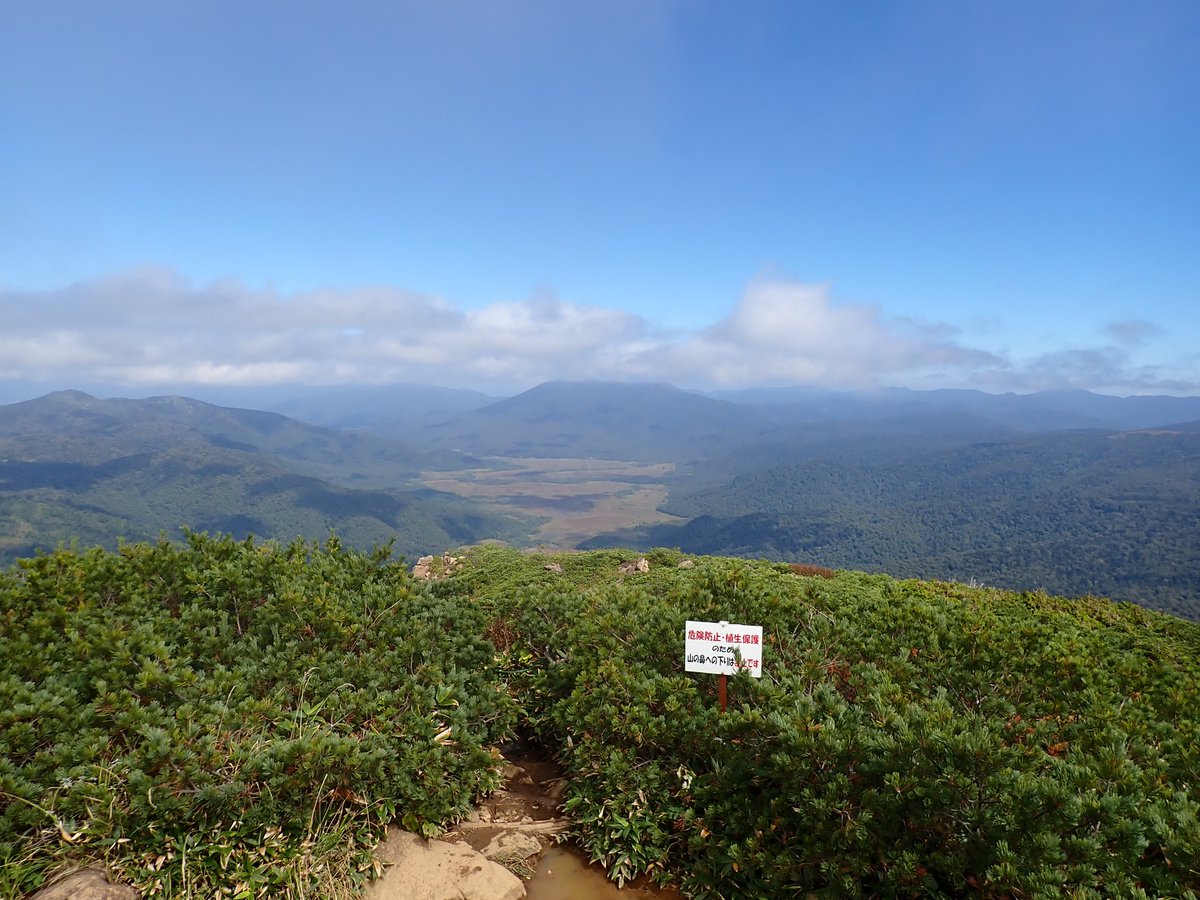 JF1JJW's tweet photo. 念願の尾瀬ヶ原→至仏山(73/301)⑨
ワンゲル部の高速ペースに最後まで追随して歩いた僕、頑張った💪
①尾瀬ヶ原より燧ヶ岳
②至仏山より尾瀬ヶ原
③子至仏山への稜線
④子至仏山より至仏山(左) https://t.co/qS0OHbpvFG