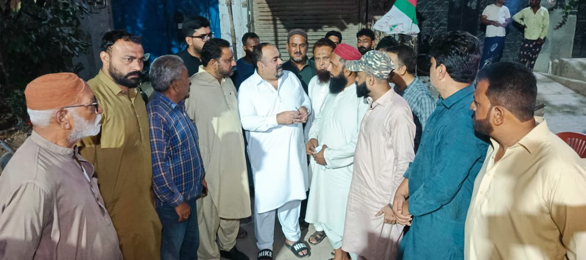 IzharulHassan's tweet photo. Construction of Pumping station in New Karachi sector 5G having capacity of 2.5 lac Gallons… congrats #NA247 https://t.co/nySdMJq0OH
