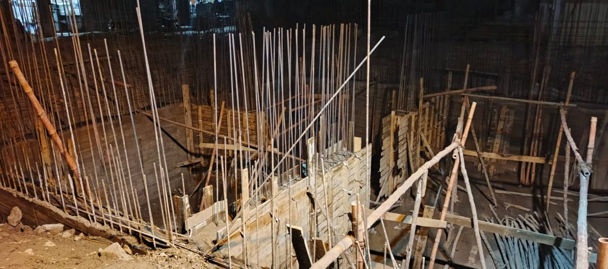 IzharulHassan's tweet photo. Construction of Pumping station in New Karachi sector 5G having capacity of 2.5 lac Gallons… congrats #NA247 https://t.co/nySdMJq0OH