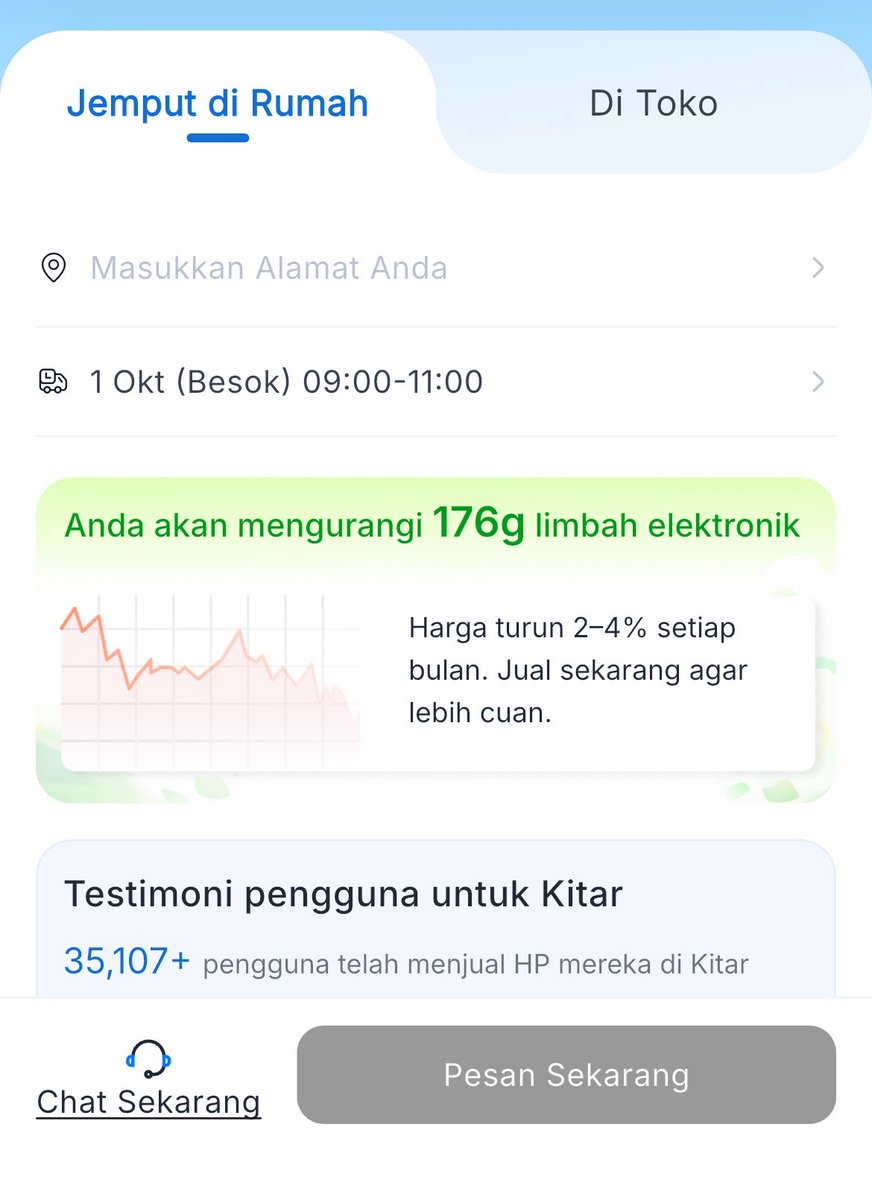 its_geoo2920's tweet photo. baru tau ada aplikasi yang bisa bantu jual iphone tanpa ribet!!! https://t.co/6ODNom38QV