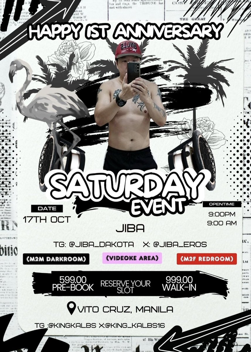 jiba_eros's tweet photo. 1st ANNIVERSARY OSB GROUP

We invite you to be part of this Event on Oct 17. Meet other Alter guests and joiners, build meaningful connections, and enjoy an evening of camaraderie &amp; fun night! This is  an event you will dare not miss.
HOST: @king_kalbs16
ALTER GUEST: @jiba_eros https://t.co/VHZqcb9A2D