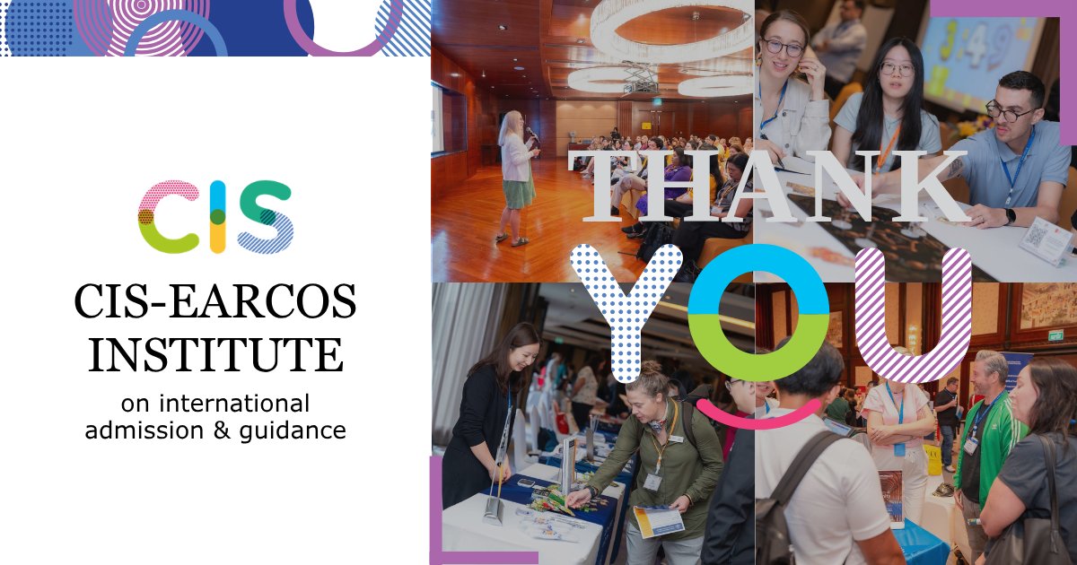 CISEducation's tweet photo. More than 500 counsellors and university admissions professionals from 37 countries came together in Bangkok to learn and explore how we can better support students through their post-secondary journeys. Thank you to everyone who joined us this year! https://t.co/wSRE0lHsRs