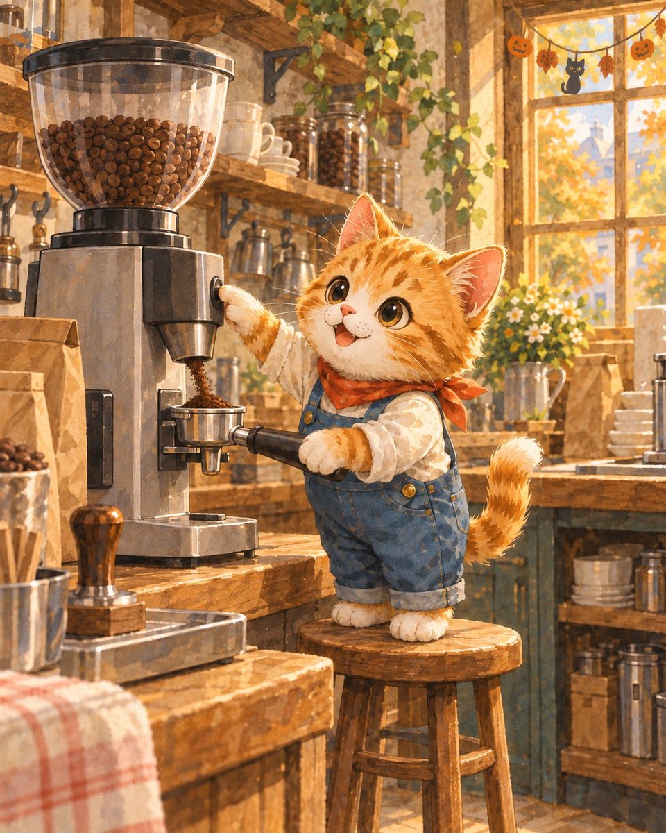 ritsuki_ai's tweet photo. Itâs beginning
to feel like autumn. ð
Brew is getting
the coffee ready. âðŸ
#LittleBrew https://t.co/1nrgtDvjyZ