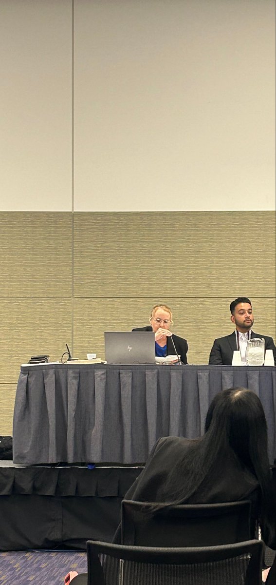 MoffittNews's tweet photo. Happening now at #ASTRO26 Sarah Hoffe, MD moderates an insightful session on AI and digital allies for the clinical environment including quick pitches from experts including Moffitt’s Simran Polce, MD (@SimranPolce) #MoffittASTRO26 https://t.co/w4TLMqGohj