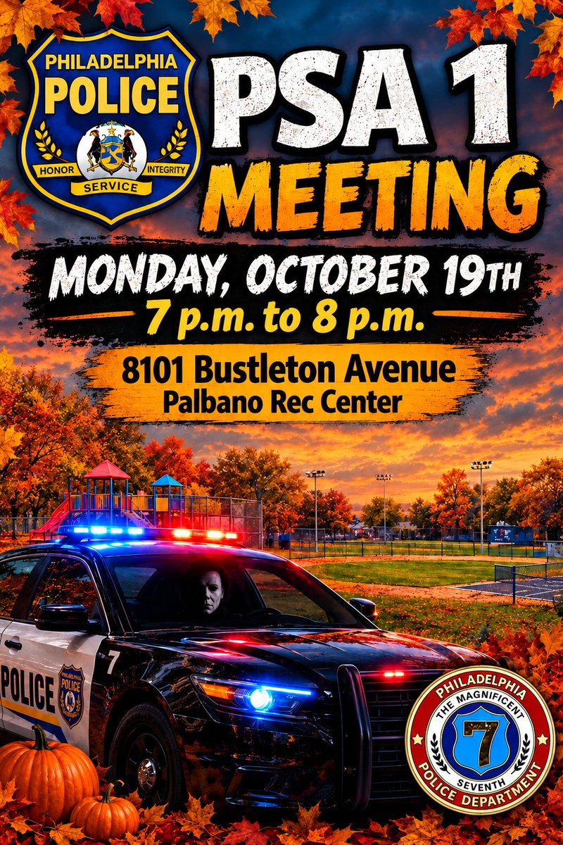 PPD07Dist's tweet photo. 🚨Community Event🚨PSA meeting for October https://t.co/OWJUqaVowW