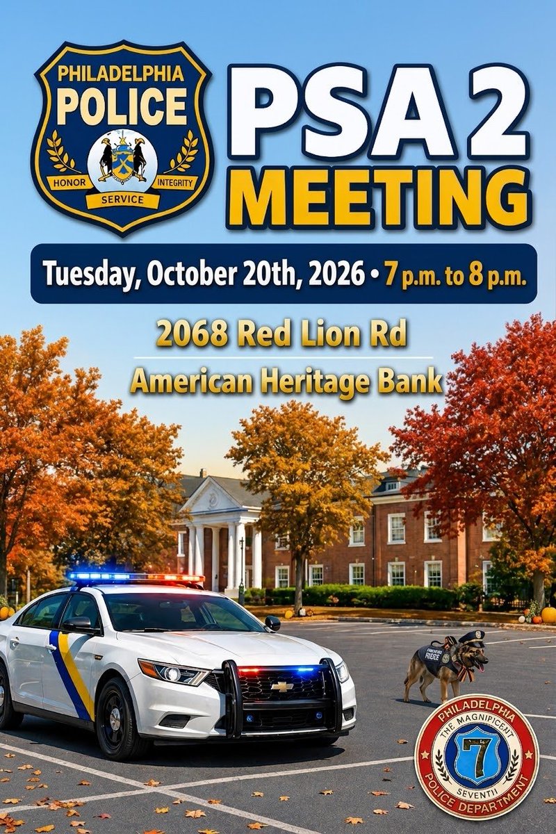 PPD07Dist's tweet photo. 🚨Community Event🚨PSA meeting for October https://t.co/OWJUqaVowW