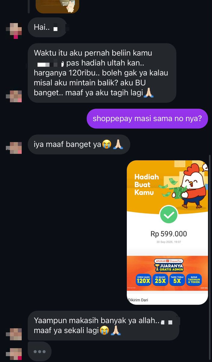 f0r_yoojeong's tweet photo. cari duit sesusah itu ya sampe hadiah ultah aja ditagih lagi.. lekas sembuh indonesiaku..🥲 https://t.co/9Fe9WbrIaJ