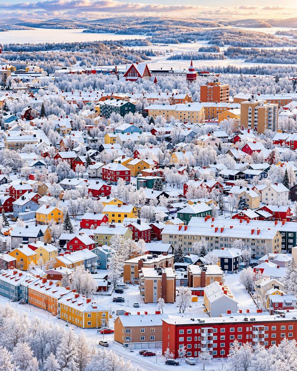 PrettyCitiesX's tweet photo. Winter in Kiruna Sweden 🇸🇪 https://t.co/ab7JfcGNli