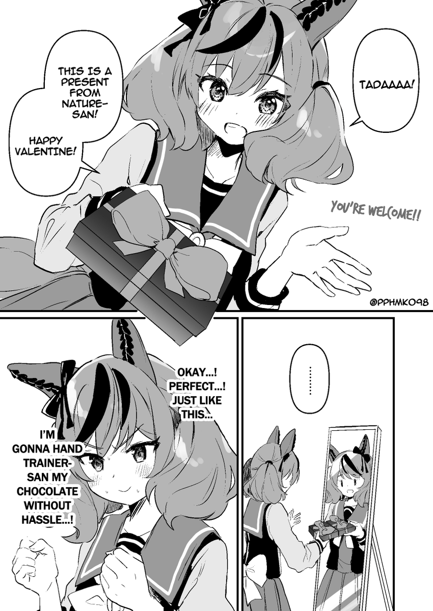 umamuchan's tweet photo. Art by pphmKo98
TL &amp; TS by me

#NiceNature 
#Umamusume 
#UmaTranslations https://t.co/zIYNpXPHkU
