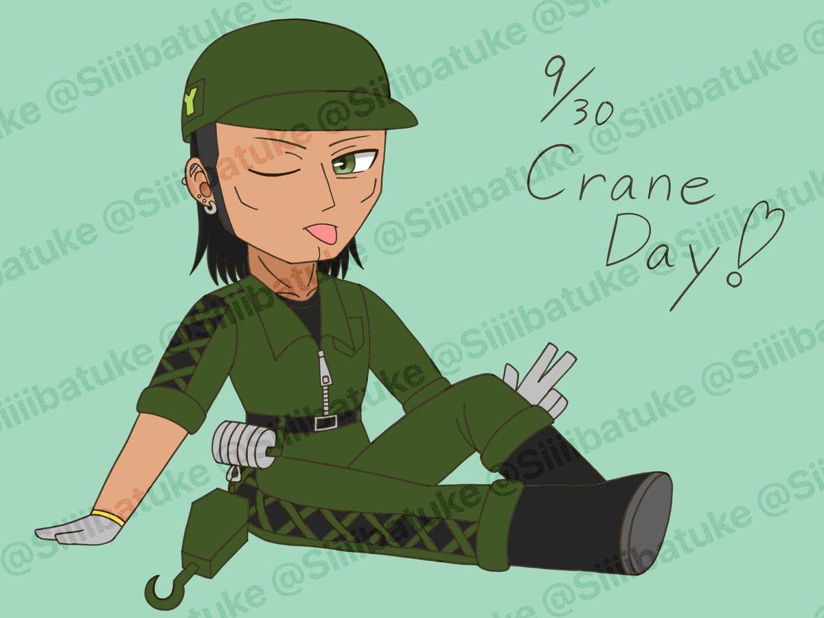 Siiiibatuke's tweet photo. #しばづけ宅のぎかんしゃ達
#擬人化きかんしゃ
#tttehumanized
クレーンの日、ということで最推しのクラニキ🏗 https://t.co/gAr7ZthaEL