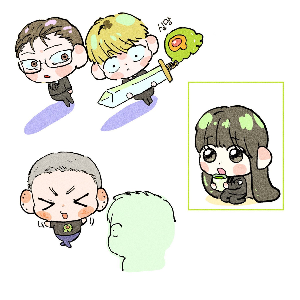 bingplant1234's tweet photo. 얼딩헌터들 https://t.co/Lzq1PyQAGG