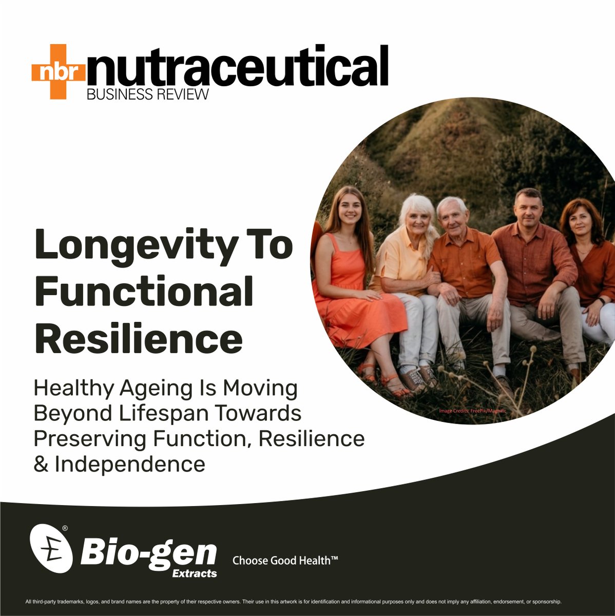 BiogenExtracts's tweet photo. 🧬 Beyond Longevity: The Next Chapter of Healthy Ageing

We are pleased to share a new feature in Nutraceutical Business Review exploring how healthy ageing is moving beyond simply living longer - Read full article https://t.co/xbp6Vdq4sQ

#BioGenExtracts #HealthyAgeing https://t.co/rAKeZLu6Ob