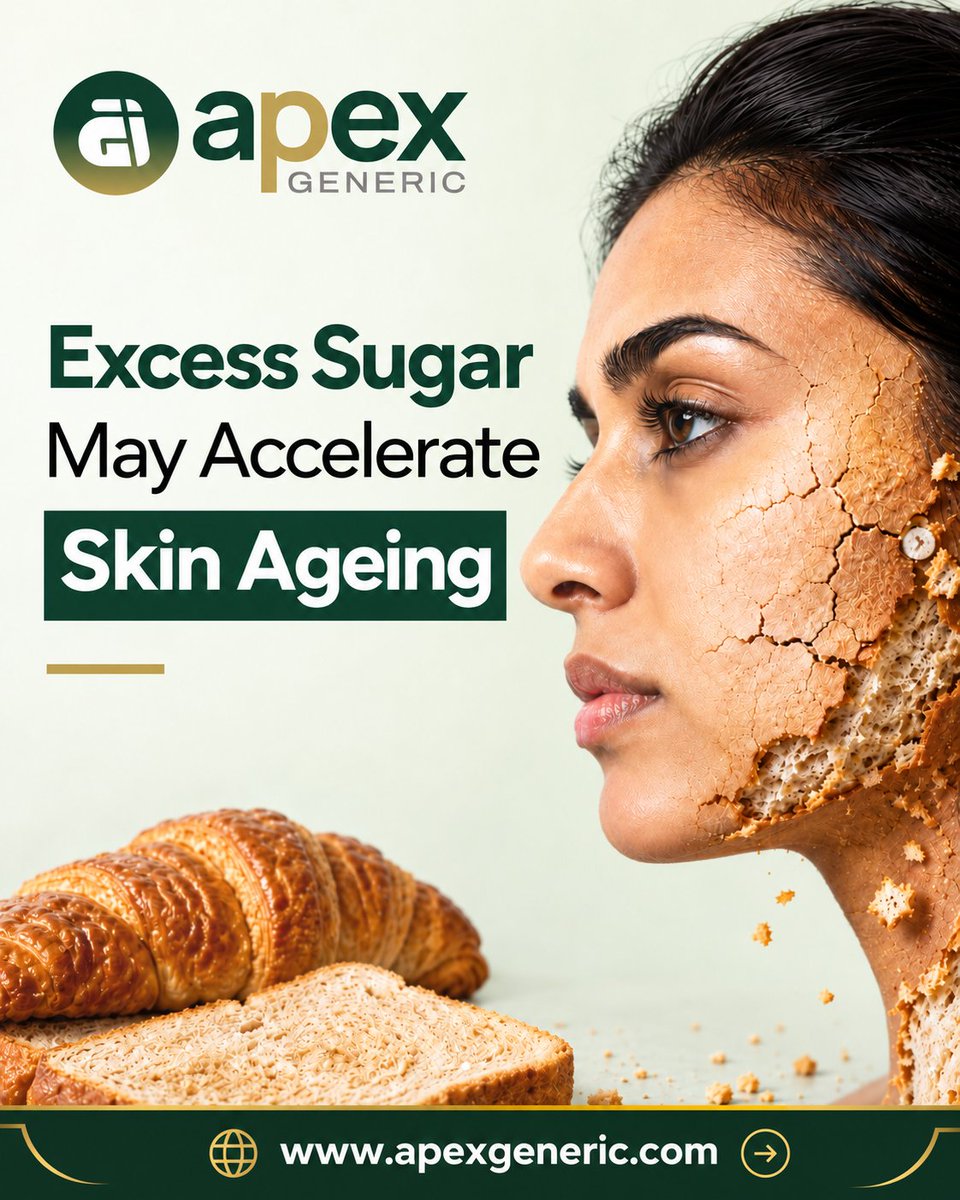 apexgeneric's tweet photo. Your skincare routine doesn’t end at the mirror—your everyday choices matter too. ✨ Save & share this reminder! 🌿
#SkinHealth
#Skincare
#NutritionAndSkin
#Glycation
#HealthyEating
#BalancedNutrition
#SkinAgeing
#HealthyHabits
#WellnessTips
#ApexGeneric https://t.co/HsiDUc3YjZ