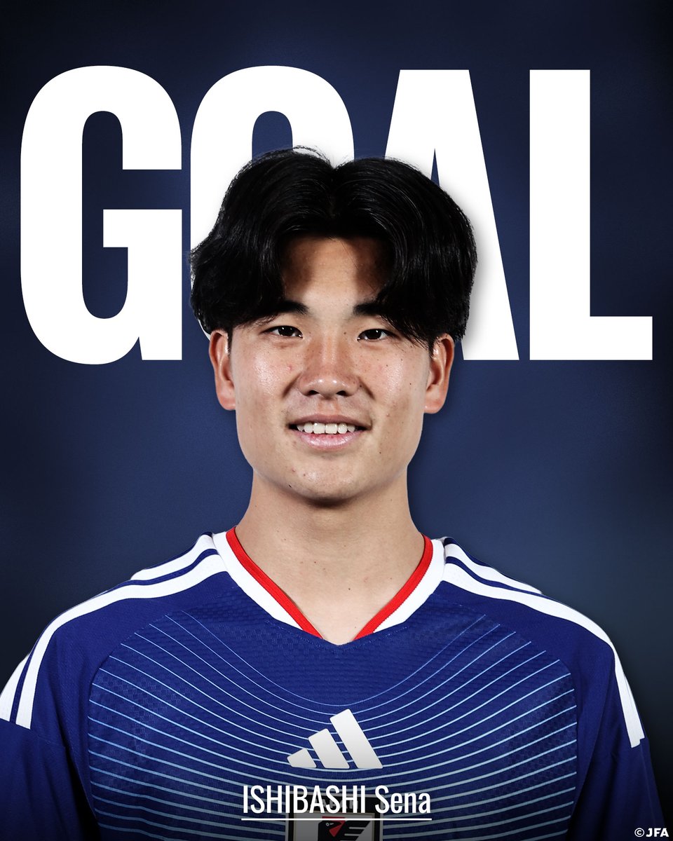 jfa_samuraiblue's tweet photo. 🔹️𝗚𝗢𝗔𝗟🔹️

後半43分
20 石橋瀬凪

🏆第20回アジア競技大会（2026／愛知・名古屋）
⚔️準決勝
🇯🇵#U21日本代表 1-1 ウズベキスタン代表🇺🇿

📺TBS系列にて生中継
📱TVer
📱U-NEXT

#サッカー日本代表 https://t.co/h6XBCXktbx