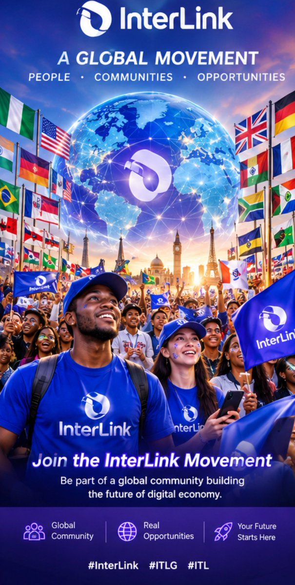 ojoudu's tweet photo. Global Community
From one community to millions around the world, InterLink is bringing people, technology and opportunity closer together. 🌎
If you believe in the vision, get involved and grow with the ecosystem.
#InterLink #ITLG #ITL https://t.co/MsIbtKE2QG