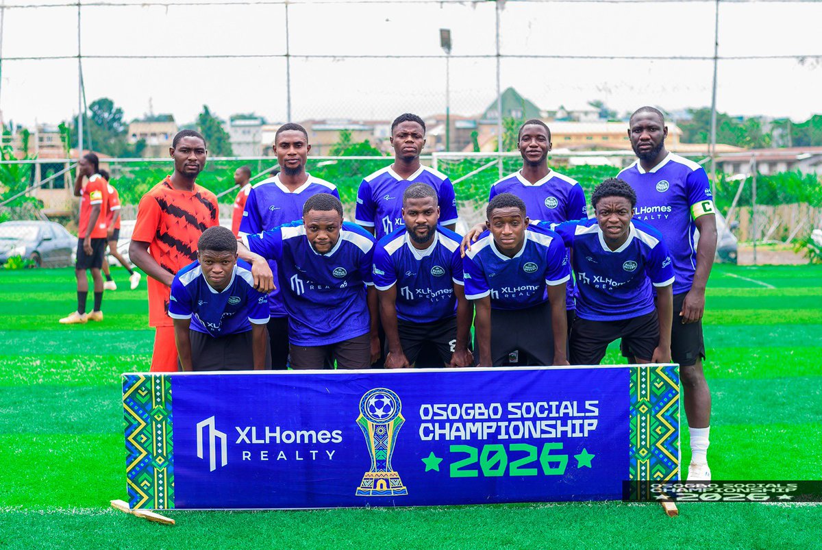 OsogboSocials25's tweet photo. THE TEAMS ⚽

Six teams. One pitch. One championship.

They came ready to compete, represent their communities, and leave it all on the pitch. 🔥

This was OSC 2.0.
Community. Culture. Championship.

PhotoCredit: @whizphotography 

#OsogboSocialsChampionship #OSC2026 #CommunityCultureChampionship