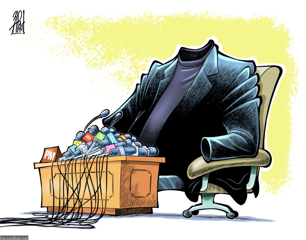 sabaqureshi457's tweet photo. #BalenShah’s govt bars journalists from ministries, holds zero press conferences, &amp; starves private media of ads.
Coordinated online mass-reporting against critics follows.
 #Nepal Gen Z “revolution” now runs a quiet blackout on the press. Classic authoritarian drift. @ourjaya https://t.co/aGzxAV89WW