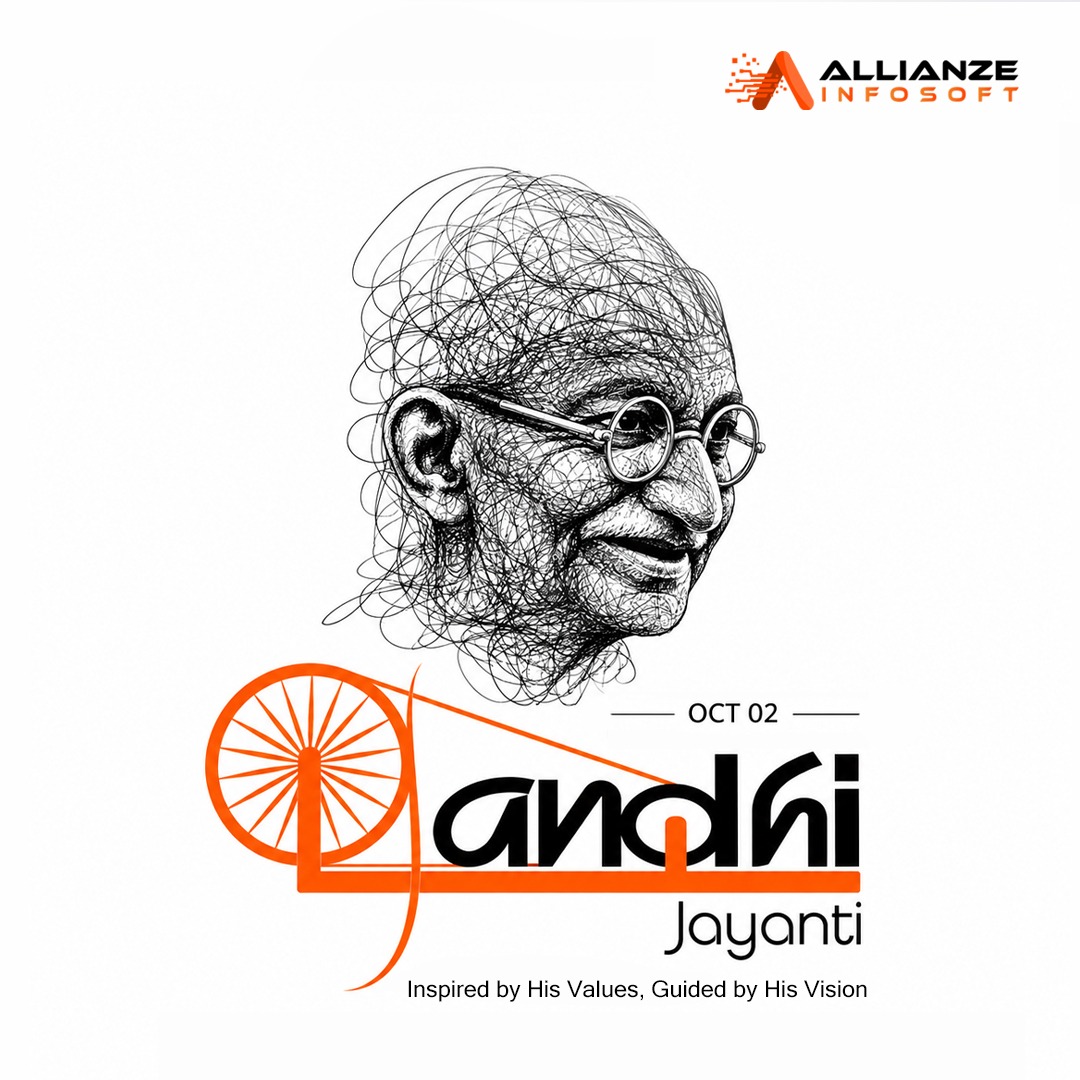 allianze_info's tweet photo. On this Gandhi Jayanti, we remember Mahatma Gandhi and the values of truth, simplicity, peace, and perseverance that continue to inspire generations.
Happy Gandhi Jayanti!
#GandhiJayanti #MahatmaGandhi #TruthAndPeace #ValuesThatInspire #AllianzeInfosoft #Inspiration #Progress https://t.co/vSyQn44zbo