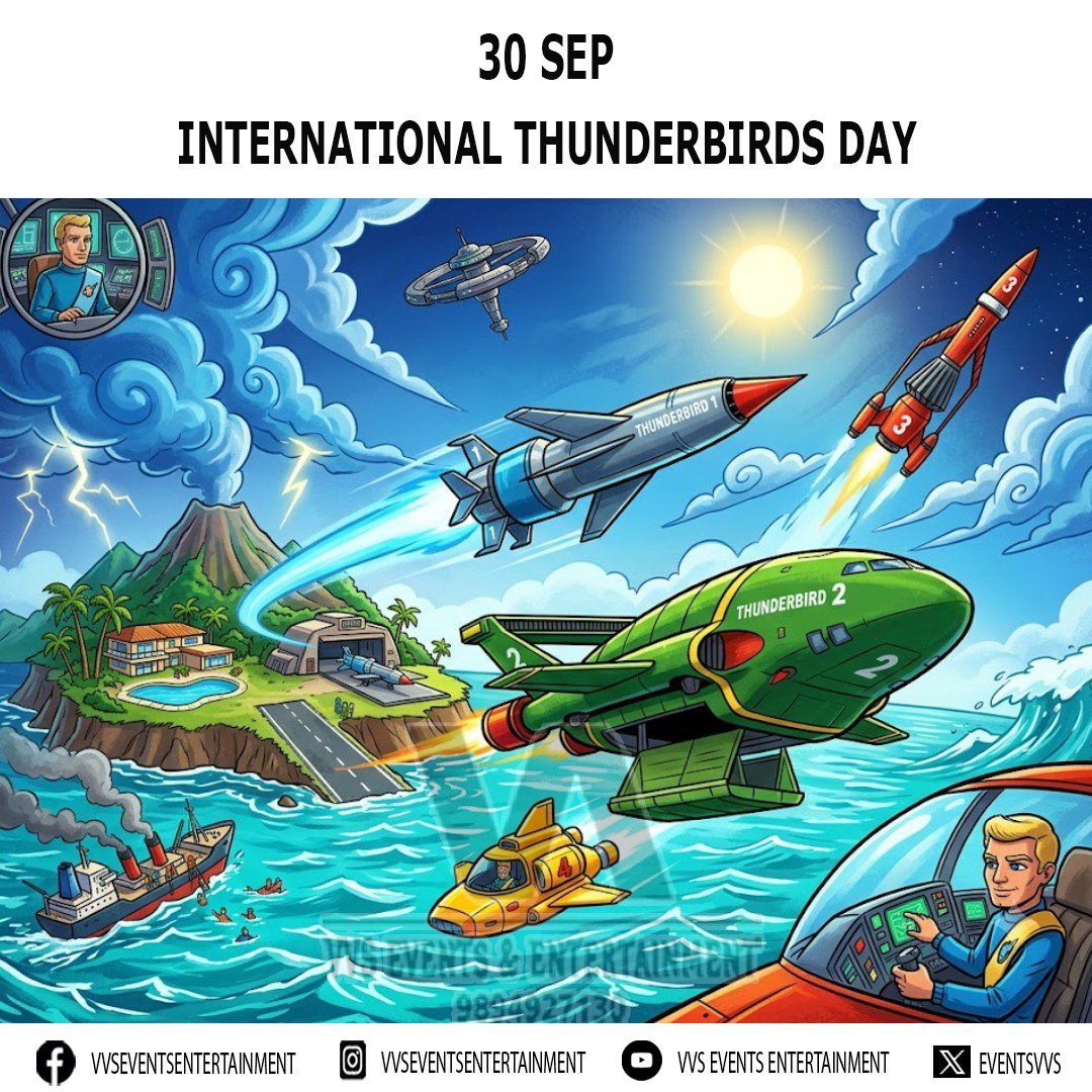 EventsVvs's tweet photo. International Thunderbirds Day
International Thunderbirds Day 2026
#InternationalThunderbirdsDay
#InternationalThunderbirdsDay2026
#ThunderbirdsDay
#ThunderbirdsDay2026
#Thunderbirds
#ITD
#ITD2026
#ITDay
#ITDay2026
https://t.co/L3706S0fgY
https://t.co/h67tMARAhJ https://t.co/qn34lgvXOw