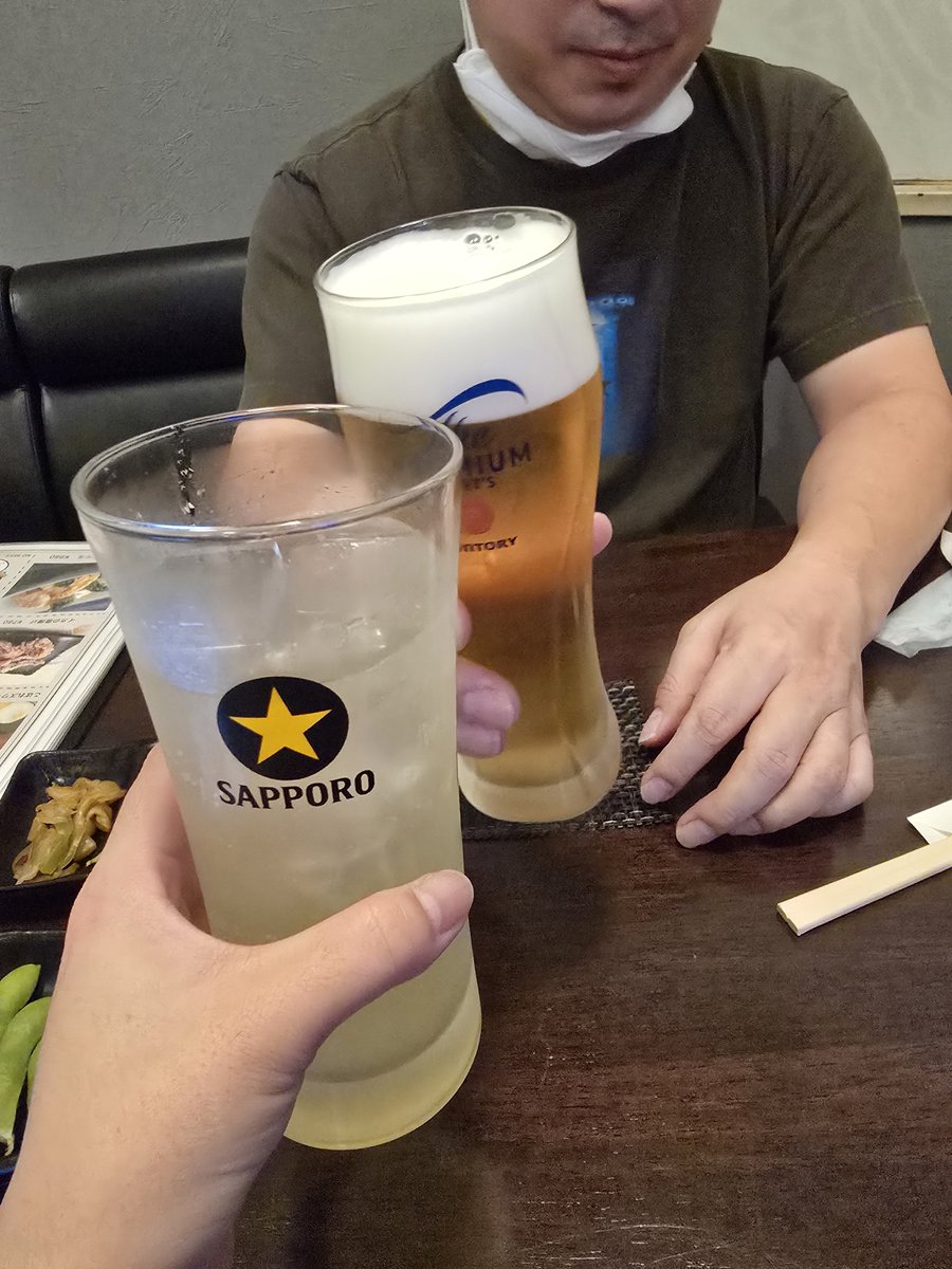 nacchan3588's tweet photo. お疲れ様でぇっす
 #DiningBarSURF https://t.co/RtHWOENtqZ