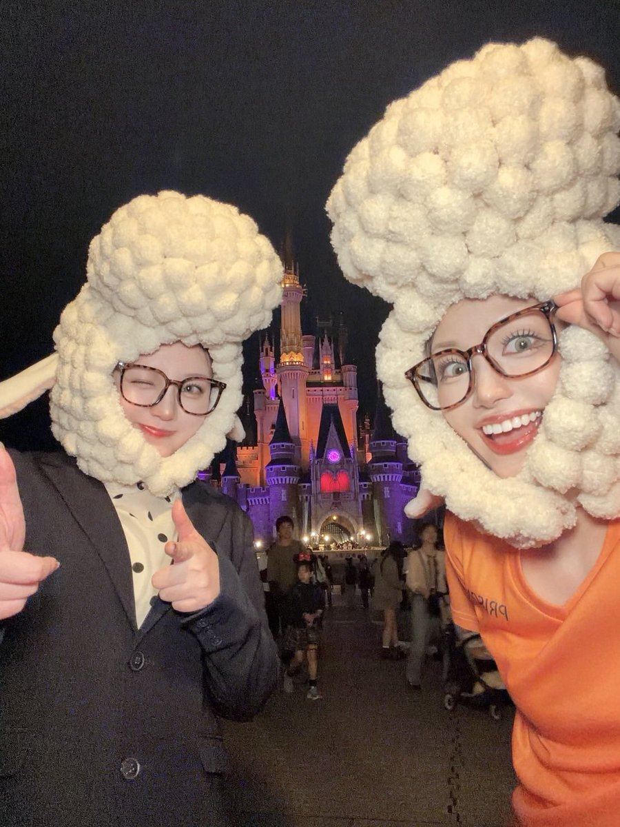 melting_bbhs's tweet photo. キャストさんに、「捕まってる方と捕まってない方ですね！」って言われました🐏

Wベルウェザー✌🏻
#Dハロ仮装 #Dハロ仮装2026 https://t.co/nHF6hUkvno